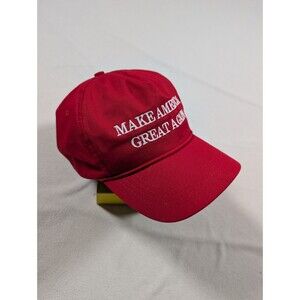 Cali-Fame MAGA Hat Make America Great Again Red Rope Cap USA Made 2016 Campaign
